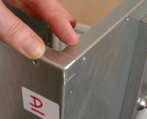 Precision joining of panels of Aphid Cage