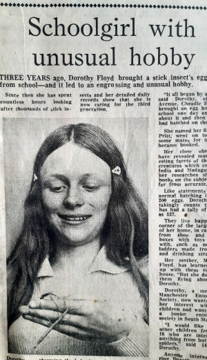 Newspaper clipping of Dorothy Floyd Newspaper Clipping